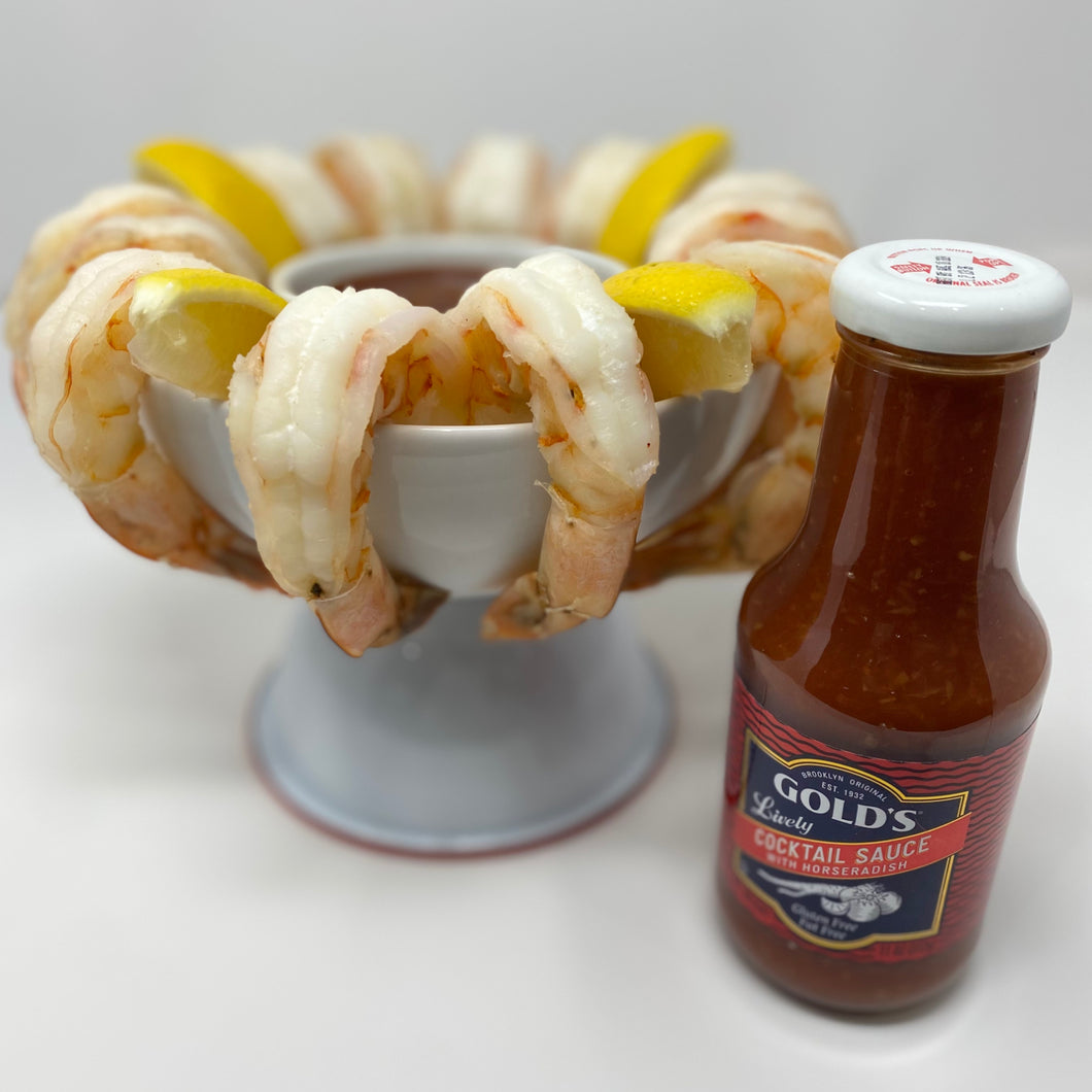 Wild Extra Jumbo Shrimp with Cocktail Sauce - PDTO 4/6